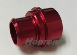 Automotive Turning Part Finished With Red Anodize by CNC Machining 02